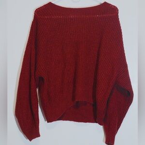 Red Knit Sweater